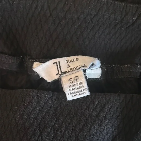 Jules & Leopold Black Ankle Pants - Picture 2 of 2